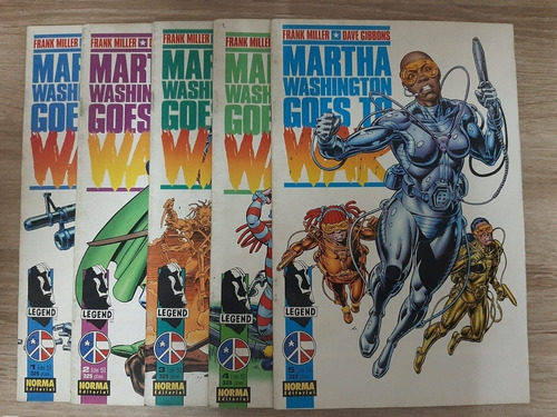 Comics/ Revistas Lote De 5  Martha Washington Goes To War.!!