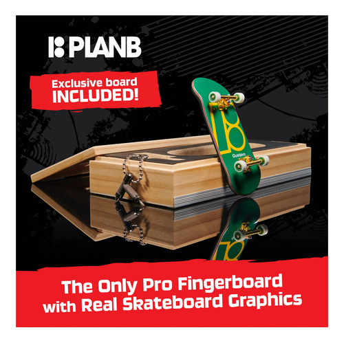 Finger Skateboard Tech Deck Plan B Pro Series Con Disco De A