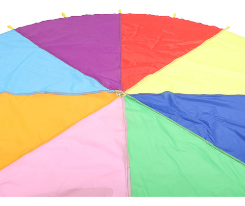 Los Niños Juegan A Parachute Rainbow, Ejercicio Físico Senso