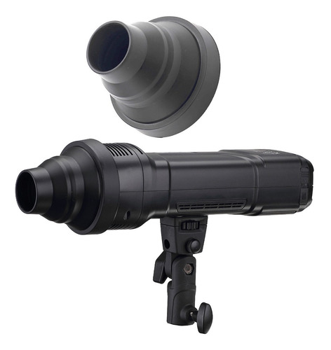 Imagen 3 de 10 de Set Snoot Difusor Panal Domo Barndoor P/ Flash Visico 2