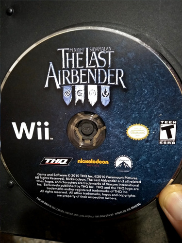 Disco Juego Nintendo Wii The Last Airbender