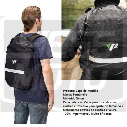 Capa De Chuva Para Mochila Em Nylon Impermeável - Oferta