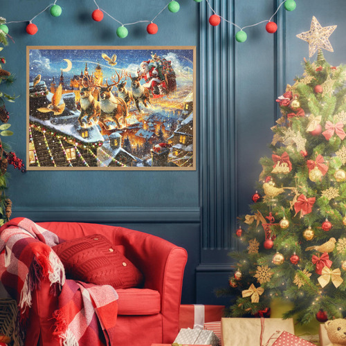 Calendario De Adviento 2024 Puzzle Navidad 1008 Piezas