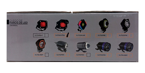 Faro Led Exploradora 30w Luz Dual Expansión 12/24 Moto X Par