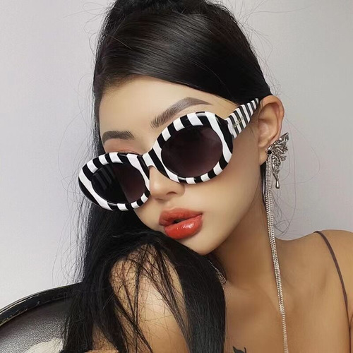 Gafas De Sol De Moda Ovaladas Con Personalidad Para Mujer