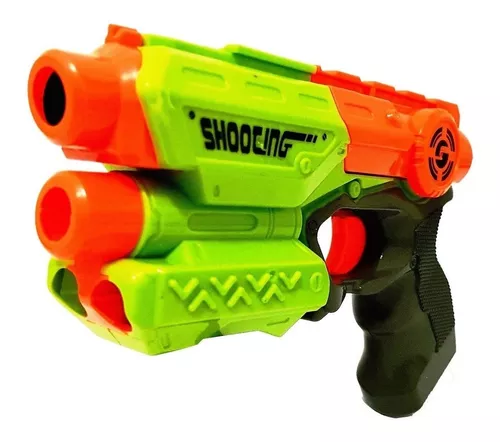 Pistola Arma Elite Dardos Blaster Gatilho Rápido Estilo Nerf