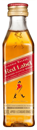 Whisky Johnnie Walker Red Miniatura 50ml