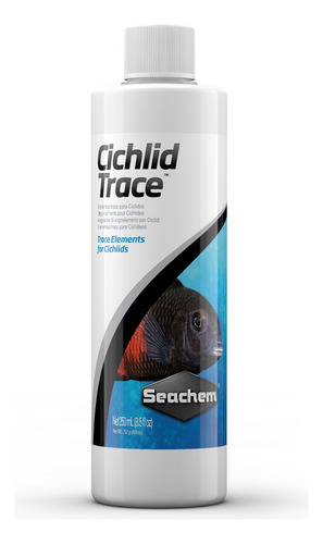 Cichlid Trace Seachem 250ml Elemento Traço Peixes Ciclídeos