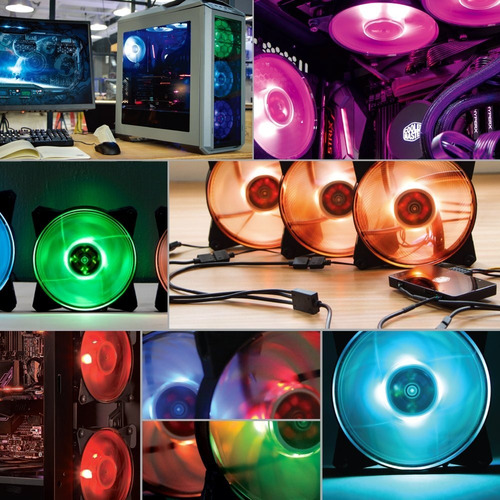 Cooler Master Masterfan Pro 120 Air Balance Rgb- 120mm Usado