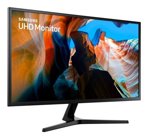 Monitor Samsung U32J590UQ led 31.5" azul oscuro y gris 100V/240V
