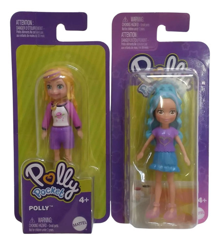 Boneca Polly Pocket Original Mattel Kit 2 Unidades