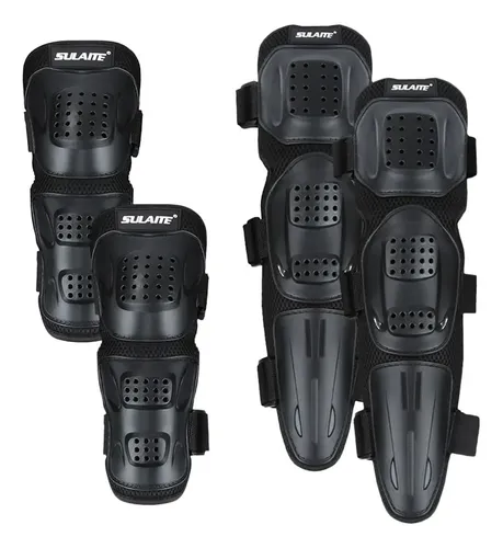 Rodilleras Y Coderas Para Motocicleta - Protección Antideslizante Para Ciclismo, Patinaje, Monopatín, Talla Única