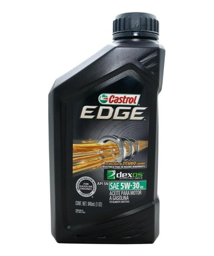 Aceite Edge Castrol 5w-30 Full Sintético 