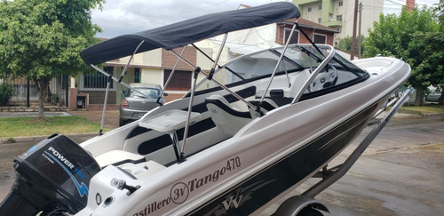 Imagen 12 de 14 de Lancha Open 3v Tango 470 Power Tec 40 Hp Nautica Milione 8