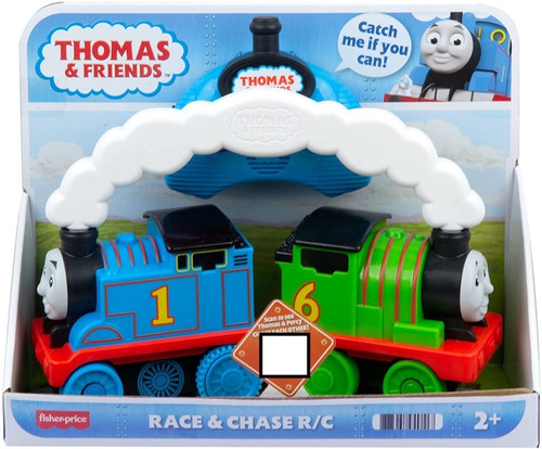 Thomas Y Friends Percy Corre Y Persigue Control Remoto Rc Color Azul y Verde Personaje Thomas y Percy