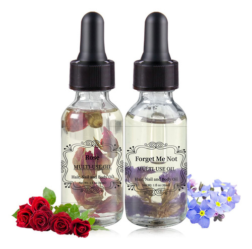 Np Natures Philosophy Forget Me Not Rose - Aceite Corporal .