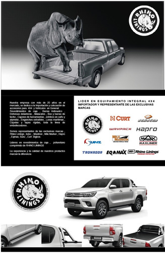 Imagen 3 de 7 de Cúpula Toyota Hilux Vigo Gris Plata Doble Cabina Maxliner