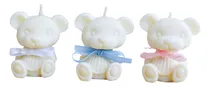 Comprar Souvenir Vela Oso X 10 Bautismo Baby Shower Primer Año