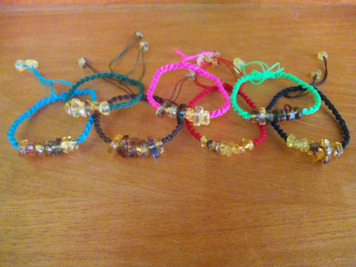 Pulseras De Ambar Autentico Tejido A Mano