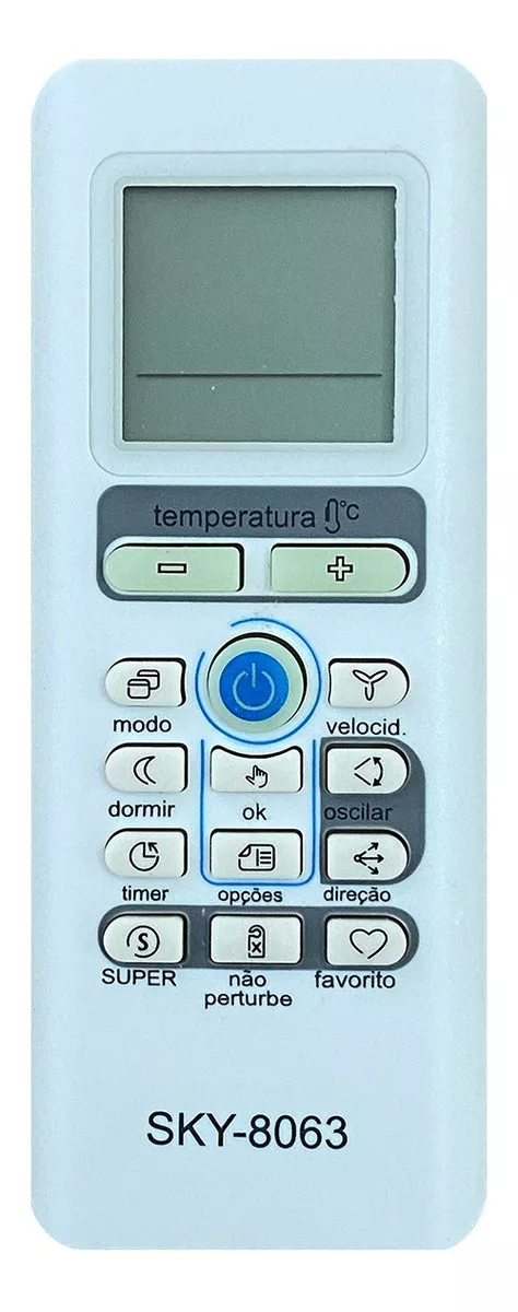 Segunda imagem para pesquisa de controle remoto de ar condicionado hisense