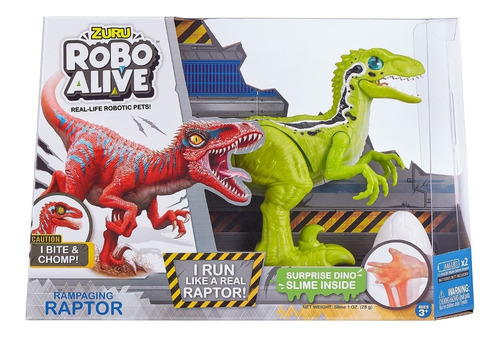 Robo Alive Dinossauro Rampaging Raptor Varios Modelos 1119