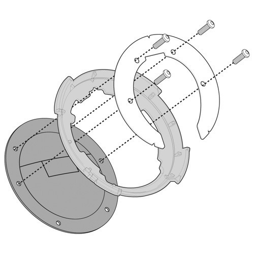 Adaptador Bolso Tapa Tanque Honda Kappa Bf20k Um