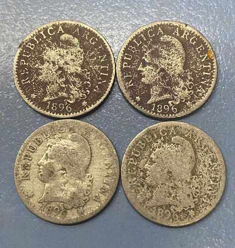 Moneda Argentina Niquel 5 Centavos Año 1896 Buena-