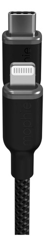 Cable Mophie Usb-c A Lightning 2 M Para Dispositivos Apple Negro