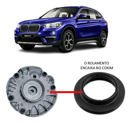 Kit Do Amortecedor Dianteiro Bmw X1 F48 F49 5 Furos