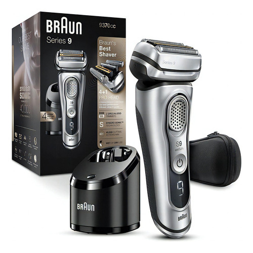 Estación de limpieza para afeitadoras eléctricas Braun Series 9 9370 cc