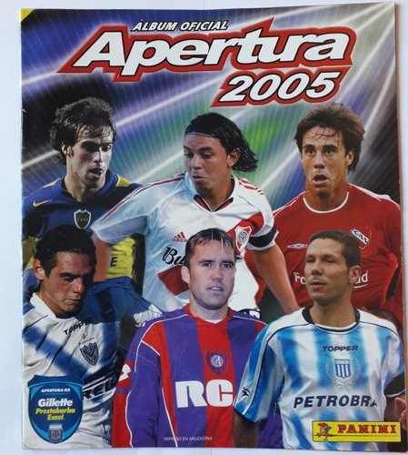 Album De Figuritas De Fútbol Apertura 2005 Vacío Nuevo 