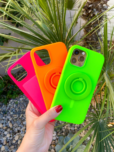 Capa De Telefone: Capa Felony Para iPhone 16 Pro Max, Laranj