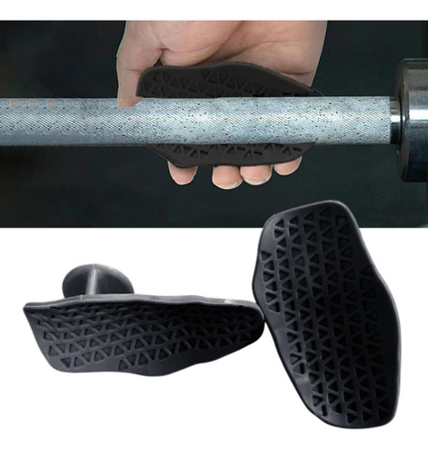 2 Piezas De Gimnasio Levantamiento De Pesas Palma Palm Negro