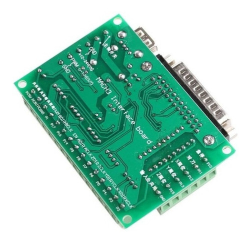 Placa Interfaz Cnc Lpt Mach3 5 Ejes