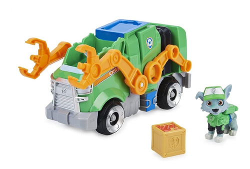 Paw Patrol Transformer Rocky Carrito Patrulla Canina 