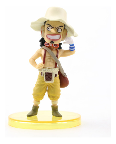 Figuras One Piece Set X6 Chibi Luffy Usopp Alvida Pvc