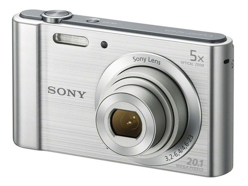 Câmera Sony Cybershot Dsc-w800 Prata 20.1mp Zoom 5x Vídeo Hd