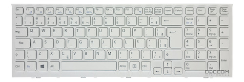 Teclado Para Sony Vpcee42fx/wi Vpc-ee43eb/wi Vpc-ee43fx/bj