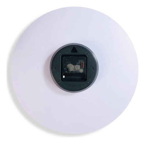 Reloj De Pared Circular De 12 '' Que No Hace Tictac, Negro