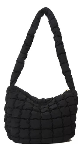 Bolso Cloud Hobo Para Mujer, Color Liso, Suave, Gorra Grande