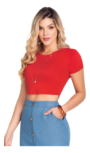 Crop Top Rojo Mp 91816