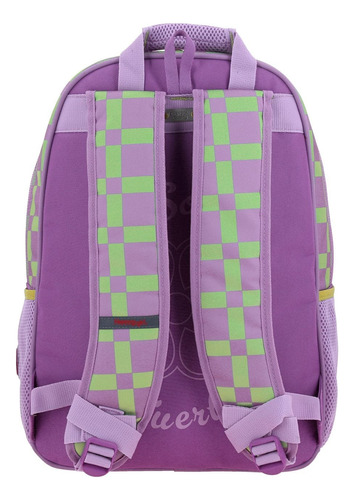 Kit 2pzs Mochila Lapicera Lila Chenson Original