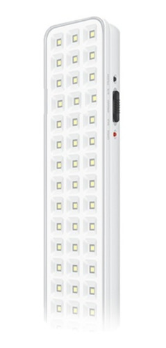 Luz Emergencia 60 Led Recargable-9hs Autonomia Macroled Ef Color Blanco