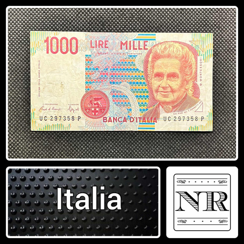 Italia - 1000 Liras - Año 1993 - P #114 - Montessori - Uc
