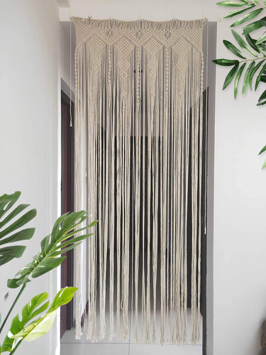 Hysunland Cortinas Bohemias De Macrame Para Dormitorio, Vent