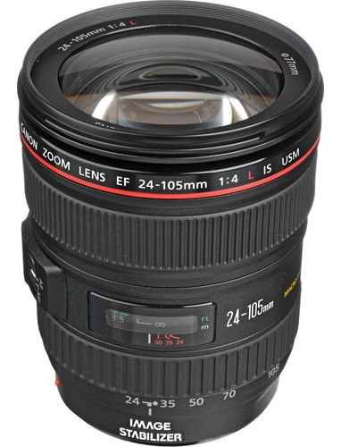 Imagen 2 de 2 de Lente Objetivo Zoom Canon 24-105mm F4 L Anillo Rojo