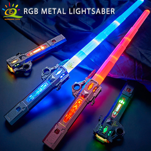 Sable Láser Retráctil Rgb Con Batería De Litio Incorporada