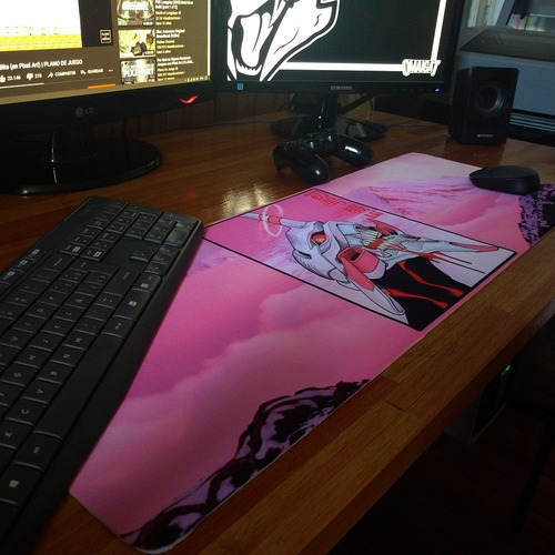 Imagen 2 de 8 de Mousepad Anime Xl *80x28,5cm* Cod:038 Evangelion