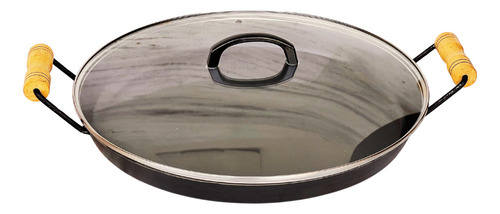 Disco De Arado Borda Alta Com Tampa De Vidro Premium (40cm)