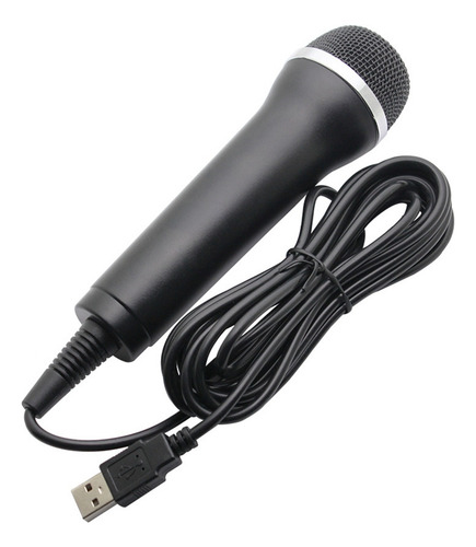 P Micrófono Universal Con Cable Usb Para Karaoke Switch Wii